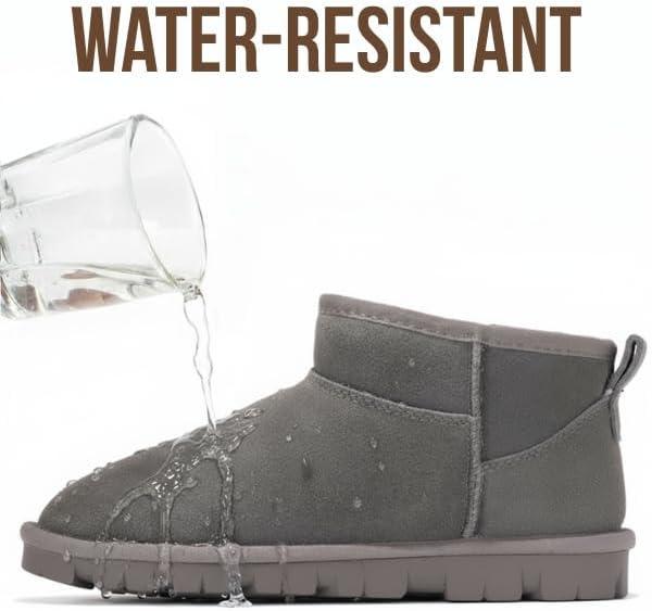 imageProject Cloud 100 Genuine Leather Ankle Boots for Women Water Resistant Womens Boots with Memory Foam Insole Comfortable Fall Shoes for Women 2025 HikeyGrey Suede