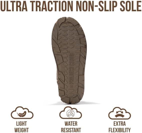 imageProject Cloud 100 Genuine Leather Ankle Boots for Women Water Resistant Womens Boots with Memory Foam Insole Comfortable Fall Shoes for Women 2025 HikeyTaupe Suede