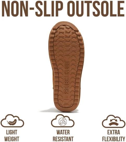 imageProject Cloud 100 Genuine Leather Ankle Boots for Women Water Resistant with Memory Foam Insole Winter Boots for Women Trending Shoes ampamp Comfortable Womens Ankle Boots HippyChestnut