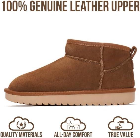 imageProject Cloud 100 Genuine Leather Ankle Boots for Women Water Resistant with Memory Foam Insole Winter Boots for Women Trending Shoes ampamp Comfortable Womens Ankle Boots HippyMocha Suede