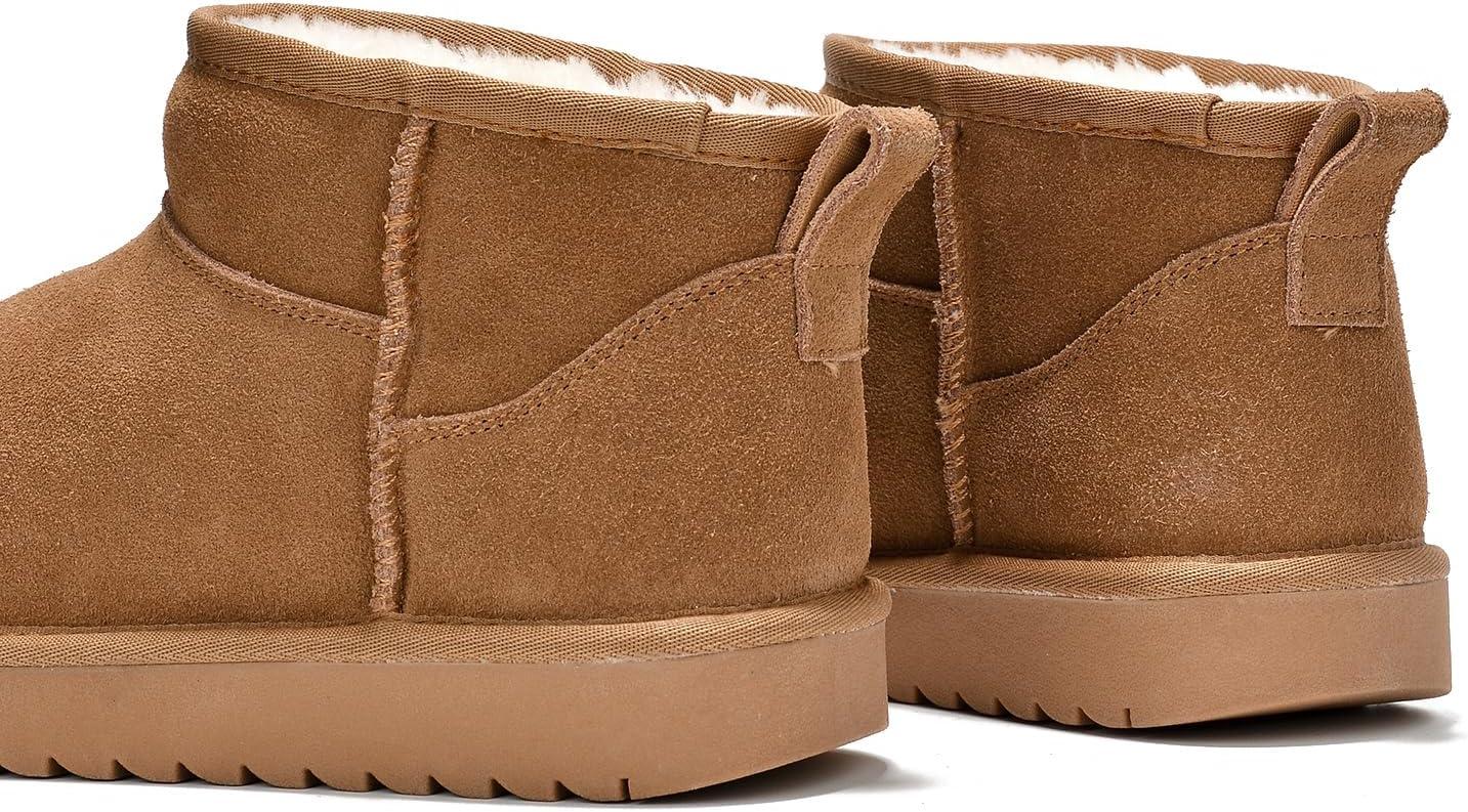 imageProject Cloud 100 Genuine Leather Ankle Boots for Women Water Resistant with Memory Foam Insole Winter Boots for Women Trending Shoes ampamp Comfortable Womens Ankle Boots HippyChestnut