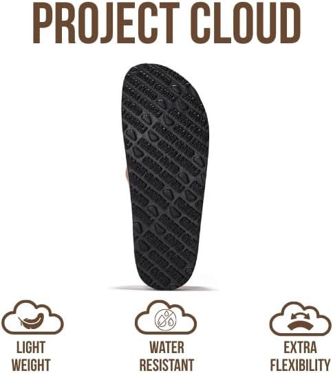 imageProject Cloud 100 Genuine Leather MoccasinStyle Clogs for Women Memory Foam and Water Resistant Mules Slipon NonSlip and Durable Clogs Casual Shoes for Women Footwear CarlineSand Suede