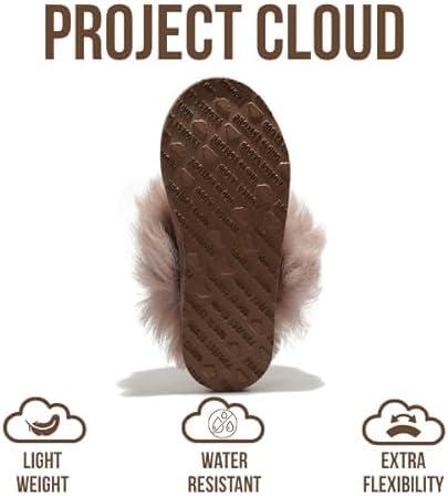 imageProject Cloud 100 Genuine Leather Slippers for Women Footwear with Genuine Fur Lining Womens Clogs ampamp Mule NonSlip IndoorOutdoor Scuff Womens Slippers with Memory Foam Insole HenkaScuff Furpink