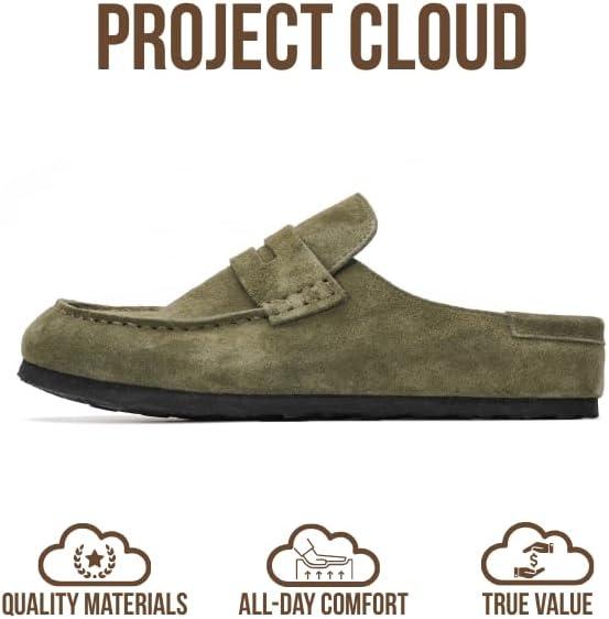 imageProject Cloud Genuine Leather Clogs for Women Memory Foam Insole Womens Clogs NonSlip Outsole Mules for Women Footwear Womens Mules ampamp Clogs Fall Shoes HavenThyme Suede
