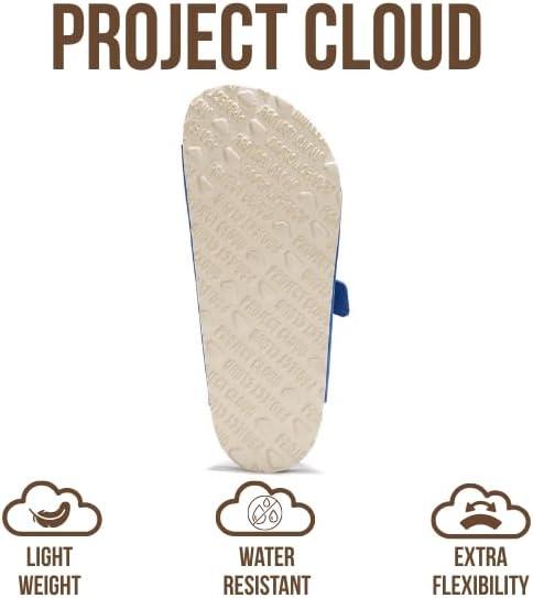 imageProject Cloud Genuine Leather Flat Sandals Women 2025 Beach Essentials Womens Sandals Memory Foam Vacation Essentials Slides for Women Footwear VenitaOcean