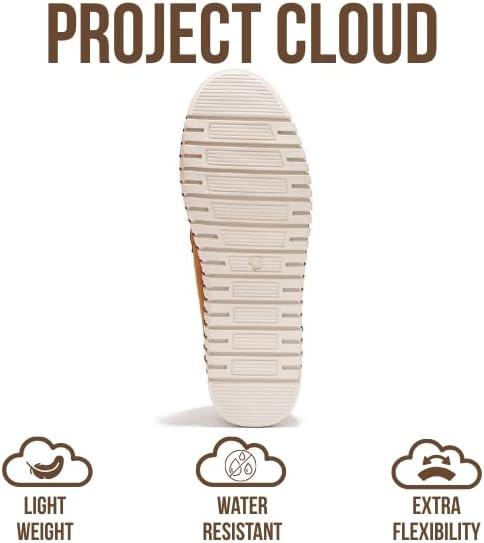 imageProject Cloud Genuine Leather Loafers for Women Memory Foam Womens Shoes Non Slip Spring Loafers Flexible Sole Fashion Shoes for Women 2025 Filide TAN 8