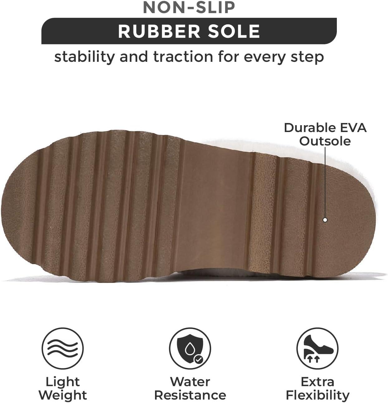 imageProject Cloud Genuine Suede Slippers for Women Indoor ampamp Outdoor Disquette Womens Sandals Memory Foam Clogs for Women Shoes Fur WaterResistant House Shoes for Women Footwear SlingyChestnut