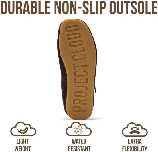 imageProject Cloud Kids Boots 100 Genuine Leather Chukka NonSlip Fall Shoes Girls Boots for Kids with Memory Foam Insole ampamp Gum Rubber Sole Boys ampamp Girls Shoes Kids WallybootDark Choco Brown Suede