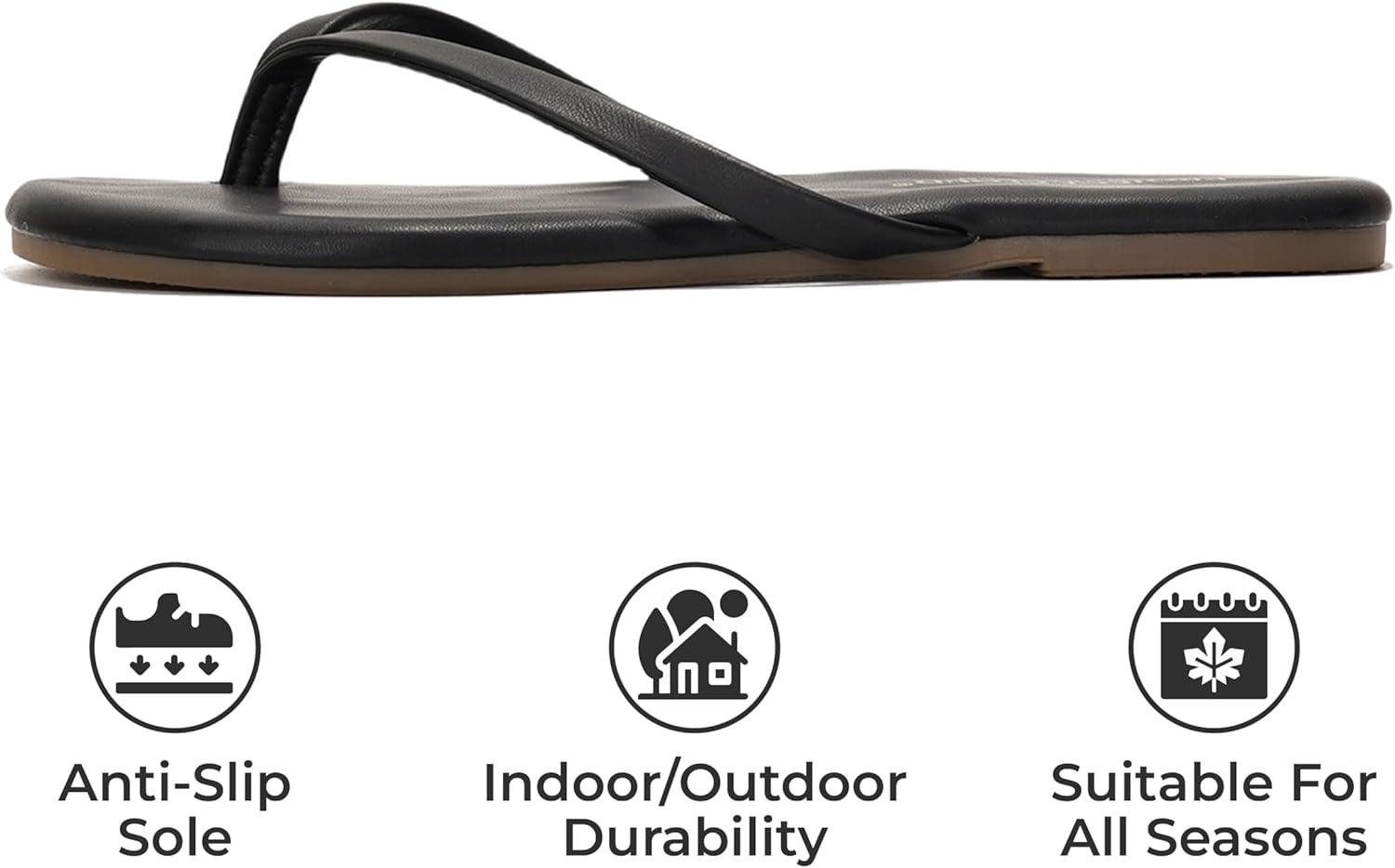 imageProject Cloud Kids Sandals For Girls Footwear with Memory Foam Insole Kids Flip Flops Lightweight ampamp Slip Resistant Girls Sandals Summer Beach Essentials Little FoundationsBlack