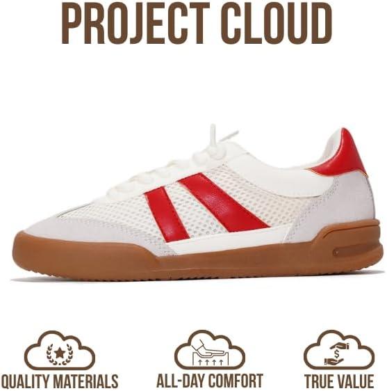 imageProject Cloud Kids Shoes for Girls ampamp Boys Easy Slip On Kids Sneakers for Boys ampamp Girls Shoes with Memory Foam Insole Non Slip and Lightweight Kids Sneakers Little VerdictRed