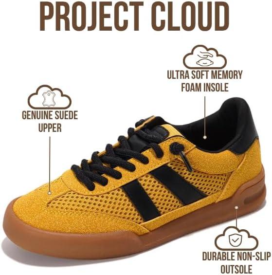 imageProject Cloud Kids Shoes for Girls ampamp Boys Easy Slip On Kids Sneakers for Boys ampamp Girls Shoes with Memory Foam Insole Non Slip and Lightweight Kids Sneakers Little VerdictMustard