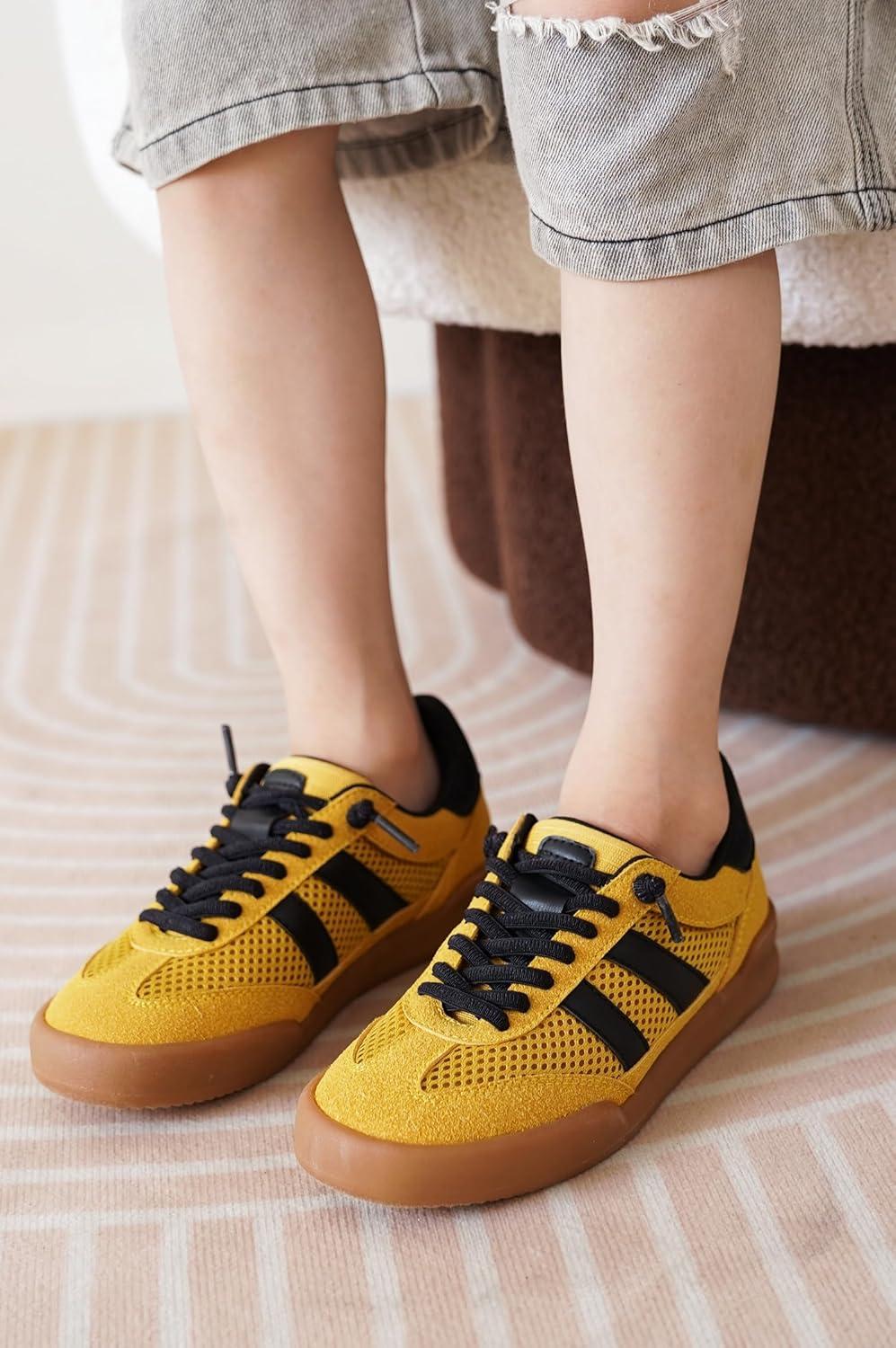 imageProject Cloud Kids Shoes for Girls ampamp Boys Easy Slip On Kids Sneakers for Boys ampamp Girls Shoes with Memory Foam Insole Non Slip and Lightweight Kids Sneakers Little VerdictMustard