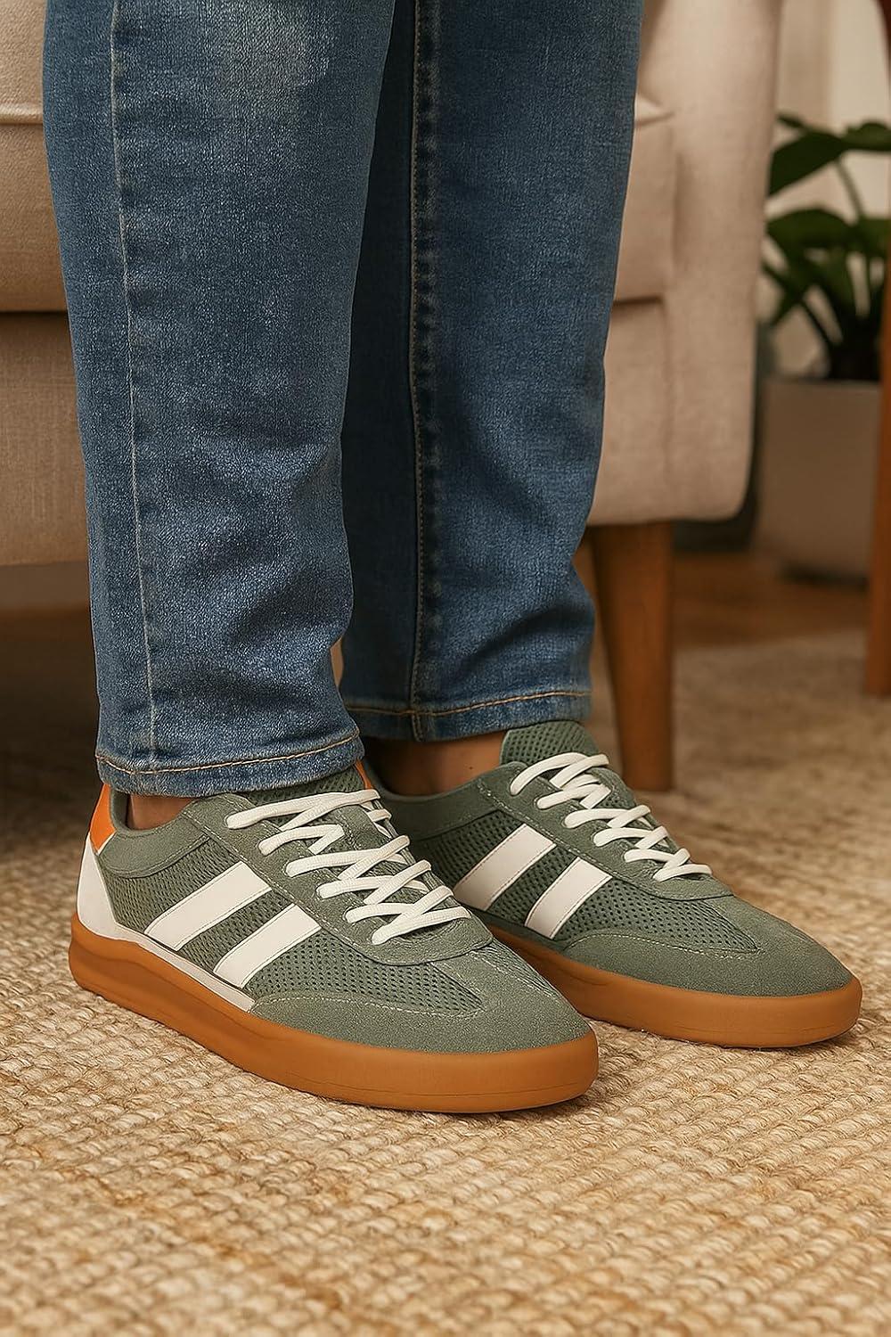 imageProject Cloud Mens Shoes Memory Foam Insole Mens Sneakers Lightweight ampamp Non Slip Lace Up Casual Shoes for Men Everyday Fashion Men Sneakers HIS VerdictOlive