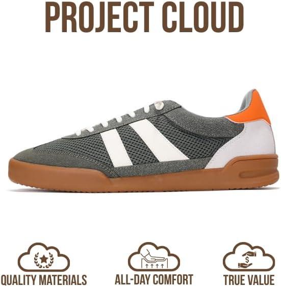 imageProject Cloud Mens Shoes Memory Foam Insole Mens Sneakers Lightweight ampamp Non Slip Lace Up Casual Shoes for Men Everyday Fashion Men Sneakers HIS VerdictOlive