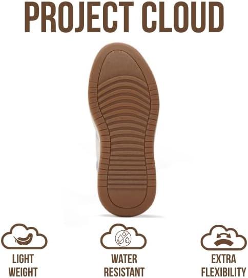 imageProject Cloud Platform Girls Sneakers Lightweight Memory Foam Insole Laceup Kids Shoes with Trendy Styles NonSlip Fashion Platform Boys and Girls Shoes Little NitaSky Blue