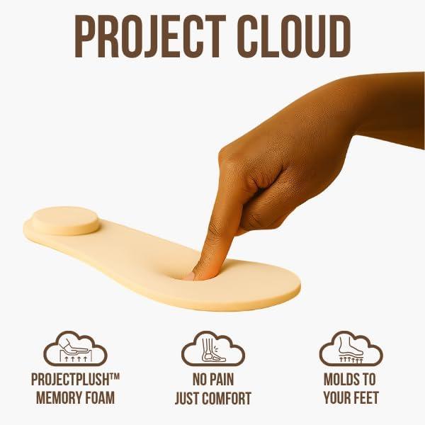 imageProject Cloud Platform Girls Sneakers Lightweight Memory Foam Insole Laceup Kids Shoes with Trendy Styles NonSlip Fashion Platform Boys and Girls Shoes Little NitaWhite