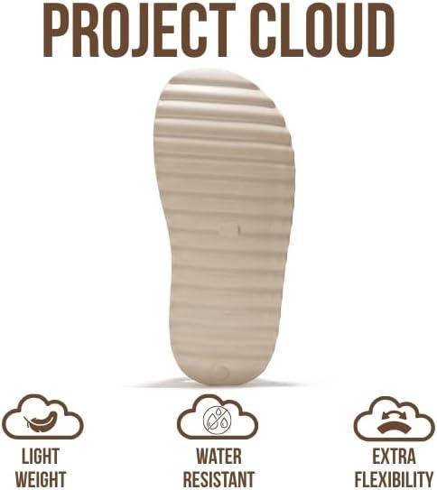 imageProject Cloud Platform Sandals for Women 2025 Memory Foam Insole Lightweight ampamp SlipResistant Womens Sandals Stylish BeachReady Waterproof Women Footwear GoldieNude