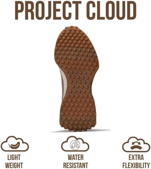 imageProject Cloud Trendy Sneakers for Women Memory Foam and NonSlip Comfortable Casual Ladies Shoes for Womens Fashion Sneakers Lightweight Laceup Shoes LeccoTaupe