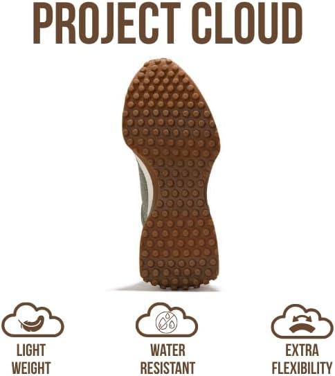 imageProject Cloud Trendy Sneakers for Women Memory Foam and NonSlip Comfortable Casual Ladies Shoes for Womens Fashion Sneakers Lightweight Laceup Shoes LeccoOlive