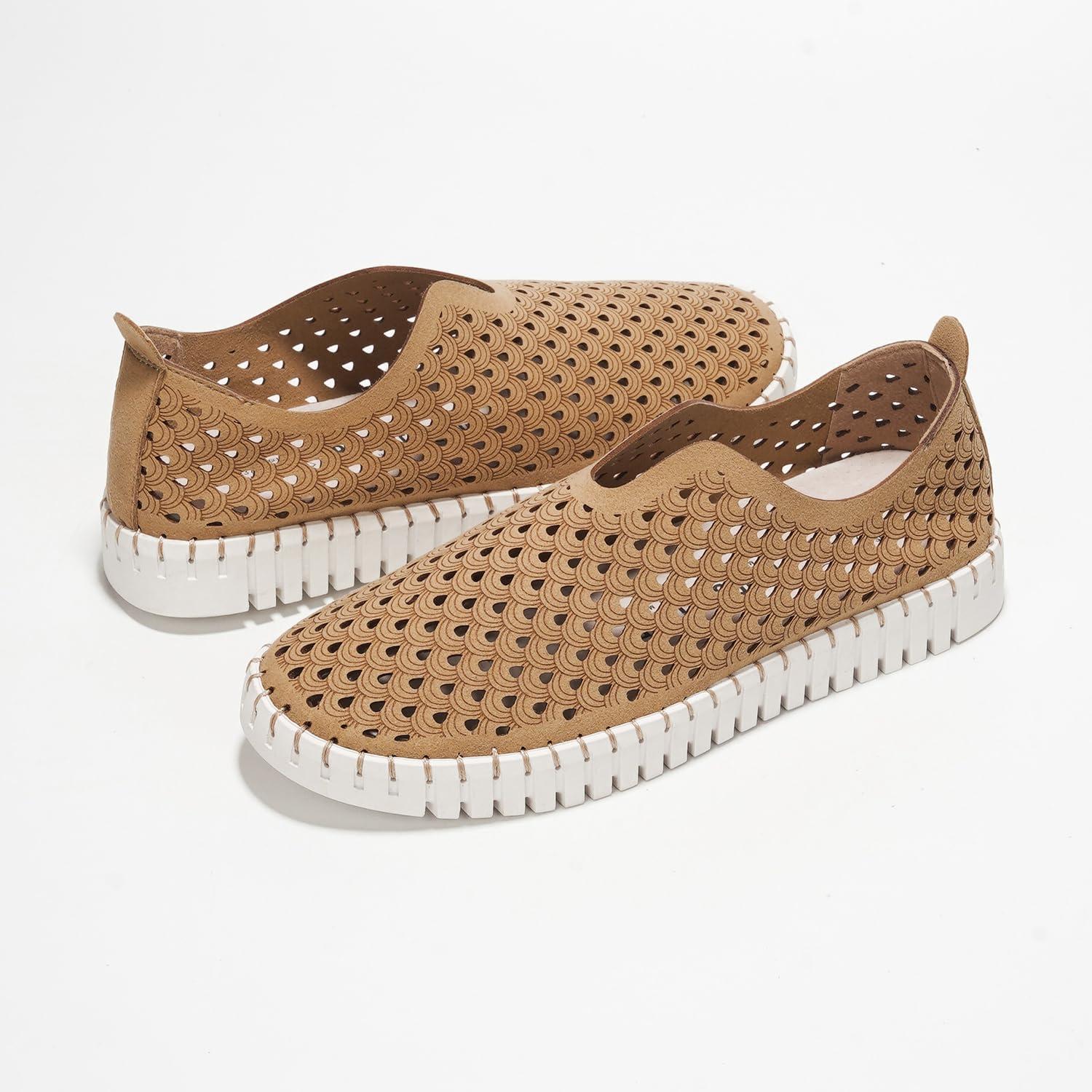 imageProject Cloud Womens Shoes Lightweight Summer Loafers for Women with Memory Foam Insole Stylish ampamp Comfortable Womens Loafers Perfect Summer Shoes for Women 2025 LilyBeige