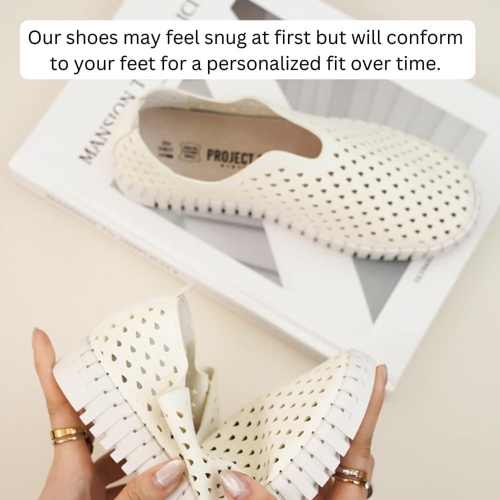 imageProject Cloud Womens Shoes Lightweight Summer Loafers for Women with Memory Foam Insole Stylish ampamp Comfortable Womens Loafers Perfect Summer Shoes for Women 2025 LilyWhite