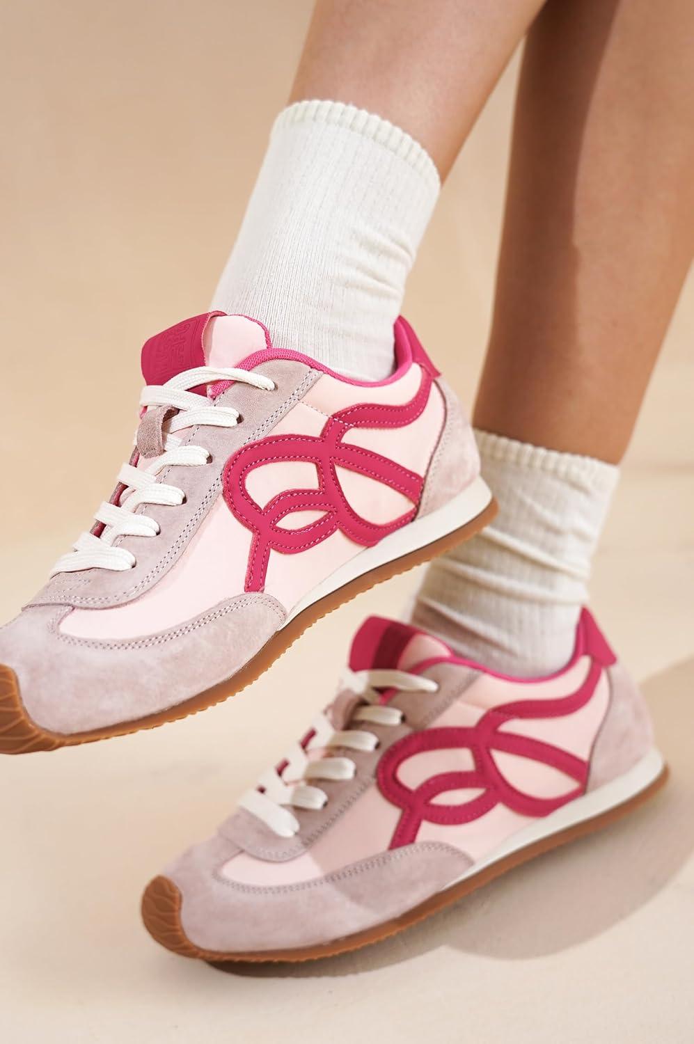 imageProject Cloud Womens Shoes with Memory Foam Insole Trendy Sneakers for Women Lightweight ampamp NonSlip Womens Sneakers Walking Shoes for Women Footwear LowyPink