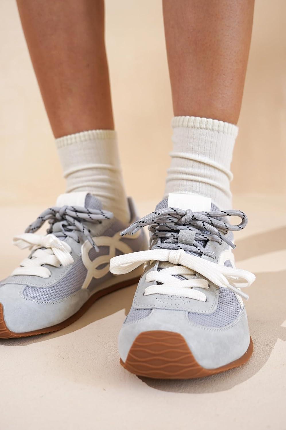 imageProject Cloud Womens Shoes with Memory Foam Insole Trendy Sneakers for Women Lightweight ampamp NonSlip Womens Sneakers Walking Shoes for Women Footwear LowyLight Blue