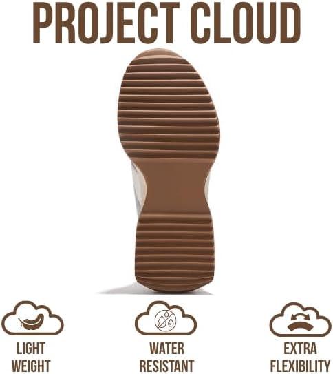 imageProject Cloud Womens Sneakers Memory Foam Insole and Lightweight Spring Shoes NonSlip Lace Up Trendy Shoes Fashion Sneakers for Women 2025Silverbalinda