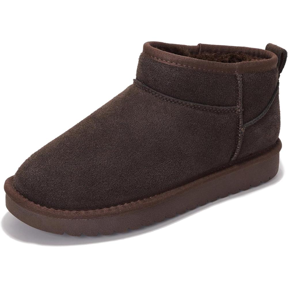 imageProject Cloud 100 Genuine Leather Ankle Boots for Women  Water Resistant with Memory Foam Insole Winter Boots for Women  Trending Shoes ampamp Comfortable Womens Ankle Boots HippyChoco Brown Suede