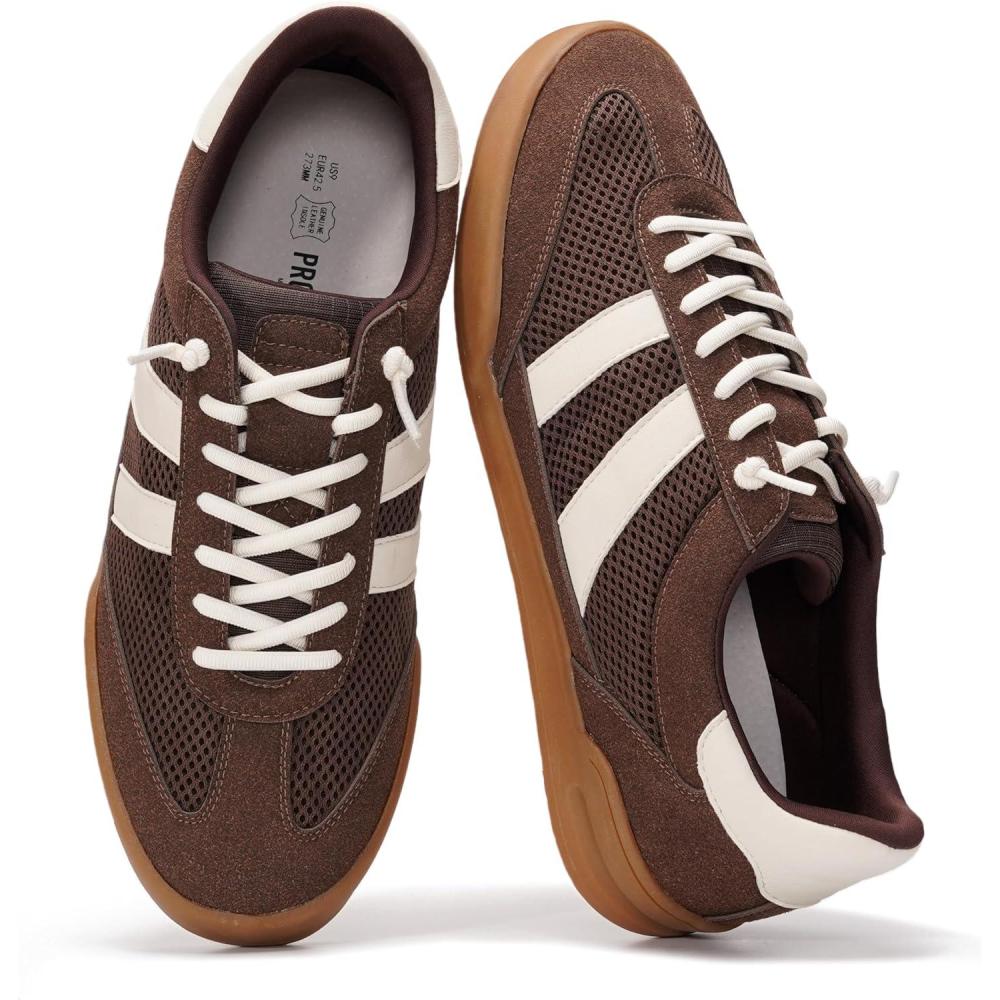 imageProject Cloud Mens Shoes Memory Foam Insole Mens Sneakers Lightweight ampamp Non Slip Lace Up Casual Shoes for Men Everyday Fashion Men Sneakers HIS VerdictChocolate