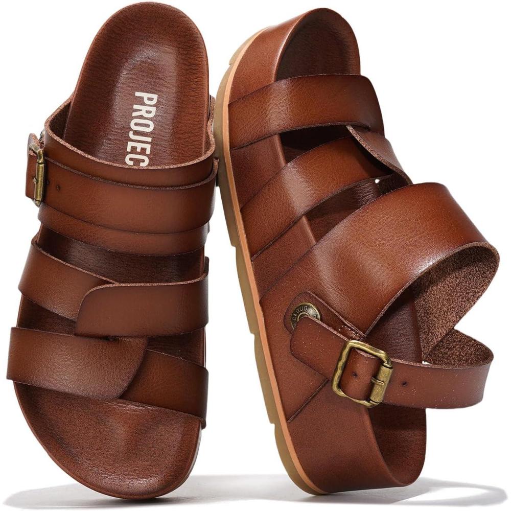 imageProject Cloud Platform Sandals Women  Strappy Wedges with Comfortable Memory Foam Insole  Lightweight ampamp Non Slip Platform Sandals for Women Footwear ProudClay