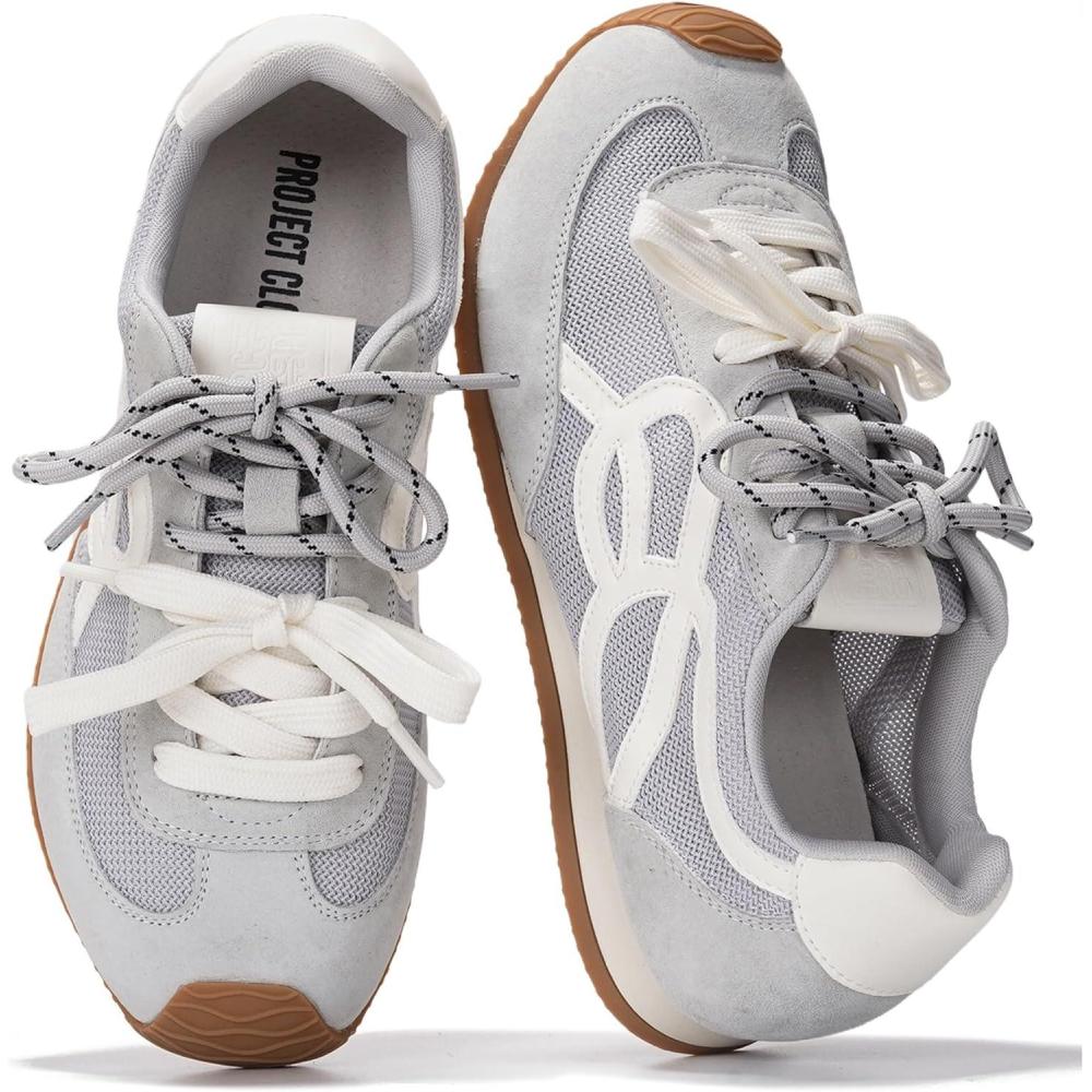 imageProject Cloud Womens Shoes with Memory Foam Insole Trendy Sneakers for Women Lightweight ampamp NonSlip Womens Sneakers Walking Shoes for Women Footwear LowyLight Blue