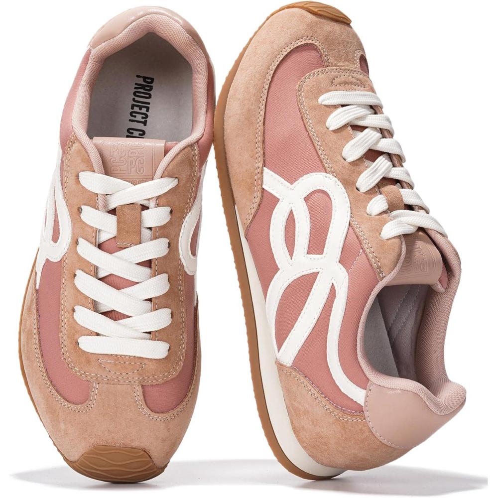 imageProject Cloud Womens Shoes with Memory Foam Insole Trendy Sneakers for Women Lightweight ampamp NonSlip Womens Sneakers Walking Shoes for Women Footwear LowyNude