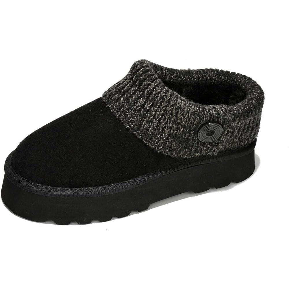 imageProject Cloud Womens Slippers with Memory Foam House Shoes ampamp Fuzzy Slippers Nonslip Fur Lining House Shoes for Women Footwear Aspened