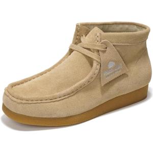 Project Cloud 100% Genuine Leather Ankle Boots for Women – Lightweight & Non Slip Womens Shoes – Memory Foam Insole Chukka Boots – Water Resistant Fashion Shoes for Women 2025 (Wally Boot)(Wheat)