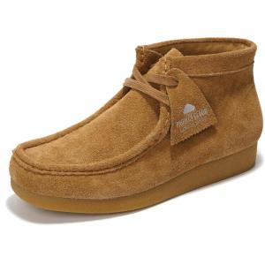 Project Cloud 100% Genuine Leather Ankle Boots for Women – Lightweight & Non Slip Womens Shoes – Memory Foam Insole Chukka Boots – Water Resistant Fashion Shoes for Women 2025 (Wally Boot)(Chestnut)