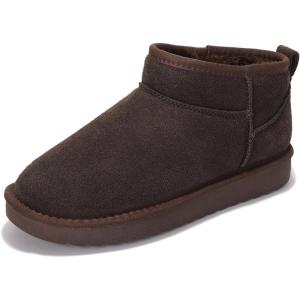 Project Cloud 100% Genuine Leather Ankle Boots for Women – Water Resistant with Memory Foam Insole Winter Boots for Women – Trending Shoes & Comfortable Women’s Ankle Boots (Hippy)(Choco Brown Suede)