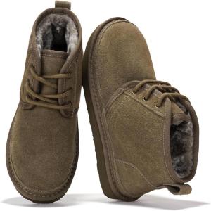 Project Cloud 100% Genuine Leather Women’s Ankle Boots – Memory Foam Insole Boots for Women and Non-Slip Lace-up Fall Winter Boots for Women (Julee)(Green Leather)