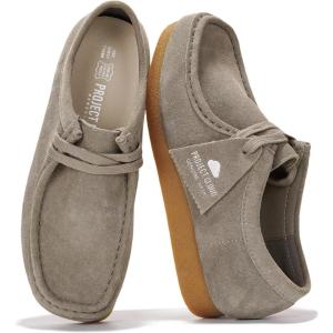 Project Cloud 100% Genuine Leather Womens Shoes – Memory Foam Insole Oxford Shoes For Women Footwear – Lightweight Anti-Slip Sole Casual Work Loafers with Lace (Wally)(Grey)