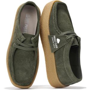 Project Cloud 100% Genuine Leather Womens Shoes – Non-Slip Platform Loafers for Women with Memory Foam Insole – Stylish Oxford Fall Shoes for Women 2025 (WALLYCHUNKY)(Olive Suede)