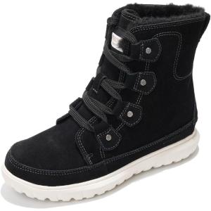 Project Cloud 100% Genuine Leather Womens Snow Boots- Genuine Leather Waterproof Memory Foam Insole and Non-Slip Winter Snow Boots For Women Footwear – Outdoor Shoes (Leonora)(Black)