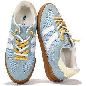 Project Cloud Genuine Leather Casual Sneakers for Women – Memory Foam Insoles Lace-Up Womens Shoes & Lightweight Women’s Fashion Sneakers – Non-Slip Shoes for Women Footwear (Verdict)(Blue)