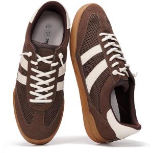 Project Cloud Mens Shoes – Memory Foam Insole Mens Sneakers – Lightweight & Non Slip Lace Up Casual Shoes for Men – Everyday Fashion Men Sneakers (HIS Verdict)(Chocolate)