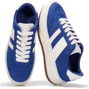 Project Cloud Platform Sneakers for Women – Lightweight Memory Foam Insole Womens Sneakers – Non-Slip Fashion Sneakers for Women Footwear – Women’s Fashion Platform Shoes (Nita)(Blue)