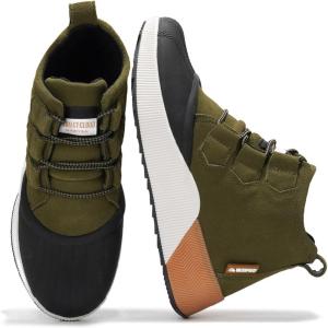 Project Cloud Waterproof Snow Boots for Women – Memory Foam Insole Non-Slip Womens Snow Boots & Winter Shoes with Shoe Lace – Lightweight Indoor Outdoor Shoes(Olive-sport Upper)