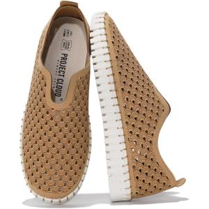 Project Cloud Womens Shoes – Lightweight Summer Loafers for Women with Memory Foam Insole – Stylish & Comfortable Womens Loafers – Perfect Summer Shoes for Women 2025 (Lily)(Beige)