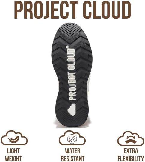 imageProject Cloud Waterproof Snow Boots for Women Memory Foam Insole NonSlip Womens Snow Boots amp Winter Shoes RhianonOlivesport Upper