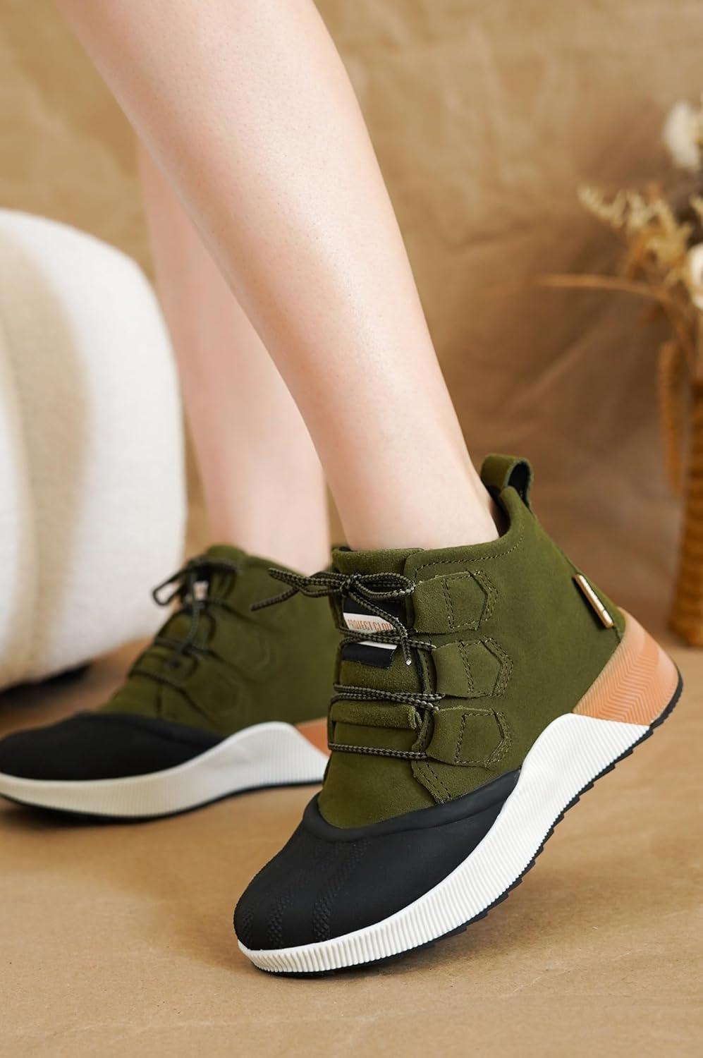 imageProject Cloud Waterproof Snow Boots for Women Memory Foam Insole NonSlip Womens Snow Boots amp Winter Shoes RhianonOlivesport Upper