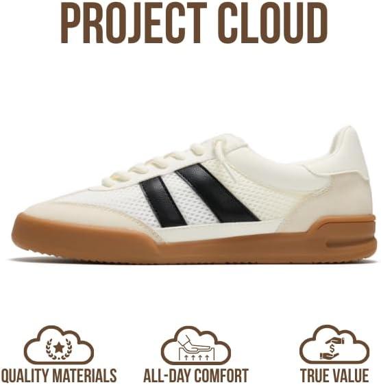 imageProject Cloud 100 Genuine Leather Casual Sneakers for Women Memory Foam Insoles Womens Shoes amp Lightweight Womens Fashion Sneakers Slip On Shoes for Women Footwear VerdyWhite Multi