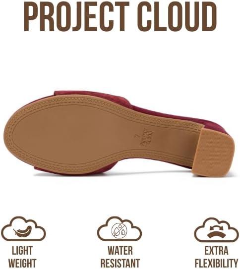 imageProject Cloud 100 Genuine Leather Sandals Women Footwear Memory Foam Insole amp NonSlip Women Sandals Dressy Lightweight Womens Heels Sandals Slides for Women 2026 MonacoSangrias Suede